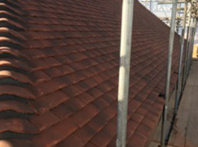 Domestic clay tile roof in Cheam Surrey 10