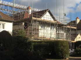 Domestic clay tile roof in Cheam Surrey 3
